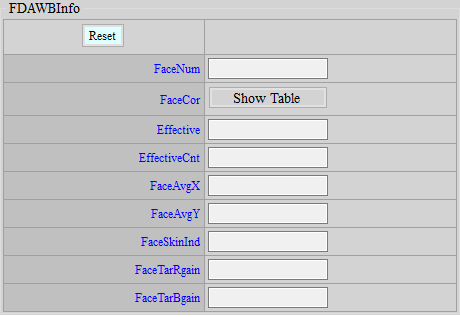FDAWBInfo界面